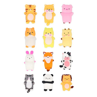 M&Eacute;LANGE D'ANIMAUX SQUISHY POUR P&Ecirc;CHE &Agrave; LA LIGNE - EN PR&Eacute;SENTOIR - (96 pcs)