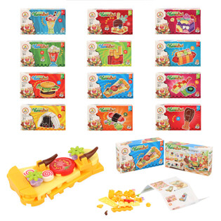 Jeux de Blocs de Construction Fast Food - Assortiment Briques en Display (12 pcs)