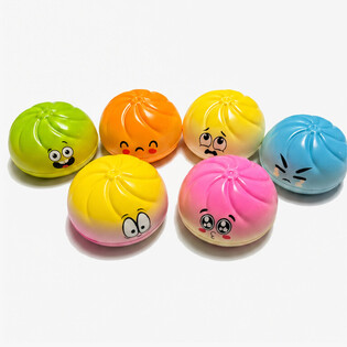 RAGE - Dumplings Squishy GÉANT (9 x 9 x 4 cm) - Jouet Fidget Viral 2026 - AVEC CAVALIER (24 pcs)