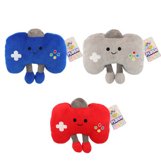 Manettes de Jeu en Peluche - Mix de Couleurs (12 pi&egrave;ces)