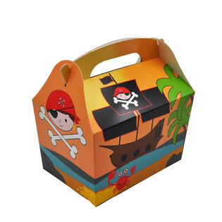 BO&Icirc;TE MENU ENFANT MOD&Egrave;LE : PIRATE - Dim. 18.5x12x19 CM - BO&Icirc;TE REPAS - KIDSBOX (24 pcs)