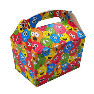 BO&Icirc;TE MENU MOD&Egrave;LE : SMILEY - Dim. 18.5x12x19 CM - BO&Icirc;TE REPAS - KIDSBOX (24 pcs)