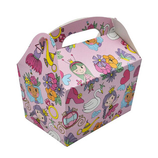 BO&Icirc;TE MENU MOD&Egrave;LE : PRINCESSE - Dim 18.5x12x19 CM - FOODBOX - KIDSBOX (24 pcs)