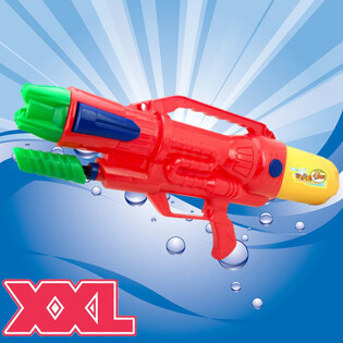 PISTOLET &Agrave; EAU XXL - PISTOLET &Agrave; EAU SUPER SOAKER - DIM: 63.5 x 10 x 26 CM - DOUBLE TIR WATERGUN (1 pce)