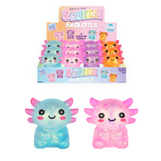 Squeeze Axolotl - avec Garniture Gel Sugar - en Pr&eacute;sentoir (12 pcs)