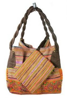 Grand Sac Brocante B-FAIR Marron (1 pc.)