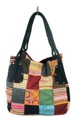Grand Sac Patchwork Noir B-FAIR (1 pc)