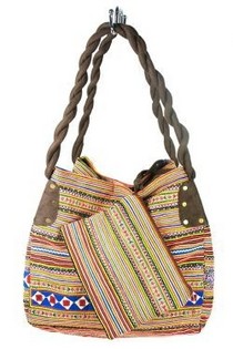 Sac Brocart B-FAIR Petit Brun & Bleu (1 pc.)