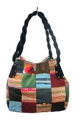 Sac Patchwork B-Fair Petit Noir - Fait Main (1 pc)