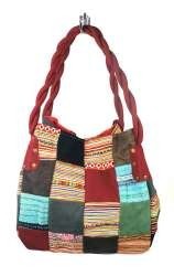 Sac Patchwork B-FAIR Petit Rouge