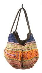 R&eacute;f: 97734B - Sac Pouche B-FAIR Denim Marron (1 pc)