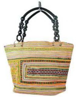 R&eacute;f: 97737 - Sac B-FAIR Beads Noir/Arc-en-ciel (1 pc)