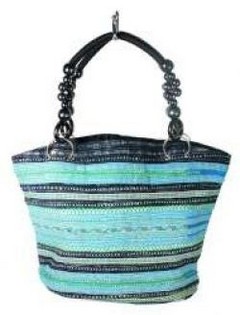 Sac B-FAIR Beads Noir/Bleu Clair (1 pc.)