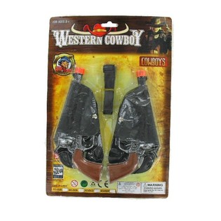 Panoplie de Cowboy sur Carte - Mod&egrave;le 1 (6 pcs)