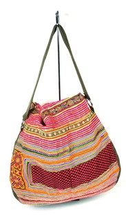 SAC SELLE B-FAIR ROSE/VERT (1 pc)