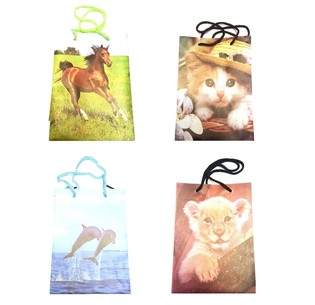 SACS D'EMBALLAGE ANIMAUX MIX - 12x17,5 (12 pcs)