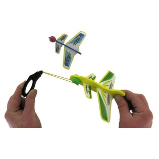 AVION EN MOUSSE À PROPULSER PAR ÉLASTIQUE - LOT DE 2 - MODÈLE 3 (12 pcs.)
