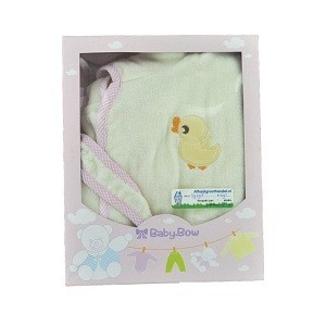 Peignoir Enfant BABY BOW Jaune / Rose