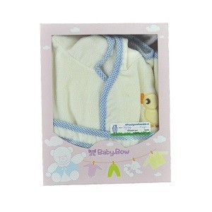 Peignoir Enfant BABY BOW Jaune / Bleu