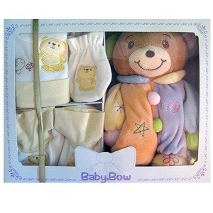 Coffret Cadeau Baby Bow - Ours (4 pièces)