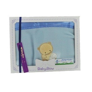Couverture Polaire Bébé Baby Bow - Bleu