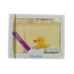 Couverture en Polaire Baby Bow - Jaune
