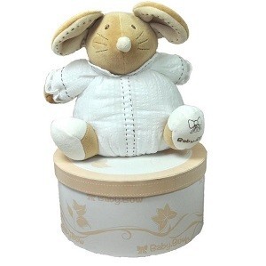 Peluche BABY BOW en Bo&icirc;te Cadeau - Mod&egrave;le 13 (Souris) - Grossiste