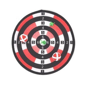 CIBLE DE FL&Eacute;CHETTES POUR ENFANTS (12 pcs)