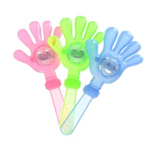 Mains applaudissantes lumineuses LED 18 cm (Pack de 12)