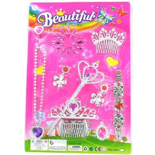 Magnifique Ensemble de Bijoux sur Carte (6 pcs)