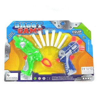 LOT DE PISTOLETS JOUETS SUR CARTE