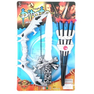 Kit de jeu arc et fl&egrave;ches 7 pi&egrave;ces (6 pcs.)