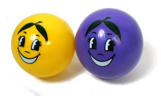 2 ballons rigolos en filet (12 pcs)