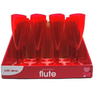 Coupes à Champagne en Forme de Cœur (12 pcs)