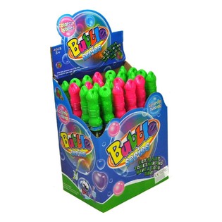 &Eacute;p&eacute;e &agrave; bulles de savon en display 28 cm (24 pcs)