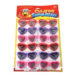 LUNETTES C&OElig;UR POUR ENFANTS (12 pcs)