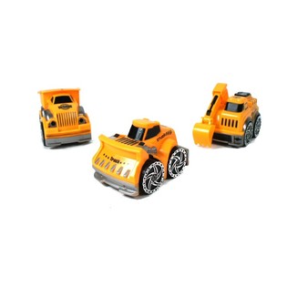 V&eacute;hicules de Chantier &agrave; Friction en Pr&eacute;sentoir (12 pcs)